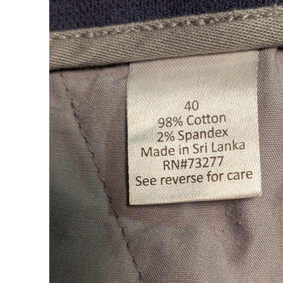 Sonoma Goods For Life Flexwear Mens Chino Shorts Grey Tan Size 40 Stretch Twill - Picture 7 of 8